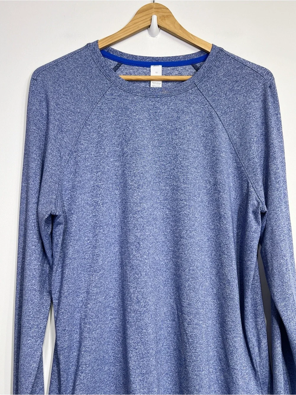 Lululemon License to Train Classic-Fit Long-Sleeve Shirt Heathered True Navy